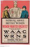 Patriotic Service for British Women, Women Wanted Urgently 1914-1918