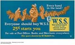 Every Hand in the Land! Everyone Should Buy War Savings Stamps 1914-1918