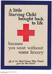 Red Cross 2nd War Fund, Because You Went Without Some Luxury 1914-1918