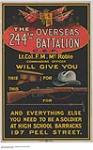 The 244th Overseas Battalion : recruitment campaign 1914-1918