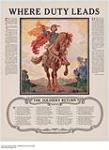 Where Duty Leads, the Soldier's Return by Robert Burns : recruitment campaign 1914-1918
