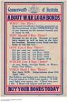 Commonwealth of Australia, About War Loan Bonds, Buy Your Bonds Today 1914-1918