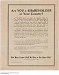 Are You a Shareholder in Your Country? 1918