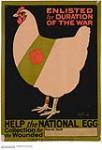 Enlisted for Duration of the War, Help the National Egg Collection for the Wounded 1914-1918