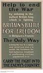Help to End the War, Britain's Battle for Freedom in Belgium and France 1915