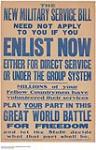 Enlist Now, Play Your Part in This Great World Battle for Freedom 1914-1918