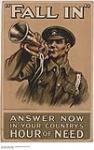 "Fall In" Answer Now in Your Country's Hour of Need 1914