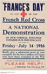 "France's Day" in Aid of the French Red Cross, Please Help July 14, 1916
