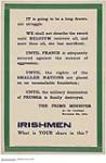 The Prime Minister Speech at Guildhall, November Nineth, 1914. Irishmen, What is Your Share in This? 1914
