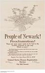 People of Newark: Proclamation! 1914-1918