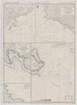 Plans in the Gulf of St. Lawrence [showing features of Anticosti Island including Ellis Bay, Bear Bay, the east cape and the south west point of Anticosti and Salt Lake Bay along with Shelter Bay on the north shore of Quebec] [cartographic material] / surveyed by Captain H.W. Bayfield, 1830 and Staff Commander W. Tooker, 1892 Dec. 1899, Sept. 1927.