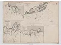 Plans in the Gulf of St. Lawrence [showing] Little Natashquan Harbour, Wapitagun Harbour, Coacoacho Bay [and] Kegashka Bay, [Quebec] [cartographic material] / surveyed by Captn. H.W. Bayfield R.N. F.A.S., 1834-35 27 Oct. 1899.