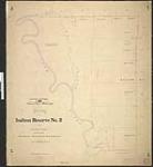 43 CLSR MB. Survey of Indian Reserve No. 2 on Roseau River for the bands of Wakawush, Keweetoyash & Nanawanan [cartographic material] 1887