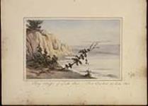 Clay cliffs of Lake Erie, Port Talbot 23 July 1841