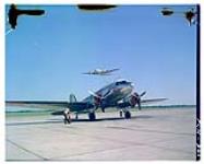 A North Star aircraft takes off from Trenton 1958