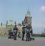 Presentation of Colours to RCR by Prince Philip - Ottawa August 2, 1973.