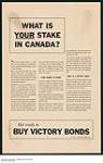 What is your stake in Canada? 1939-1945.