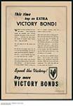 This time buy an extra Victory bond! 1939-1945.