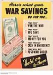 Here's What Your War Savings Do For You. ca. 1943.