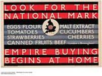 Look for the National Mark - Empire Buying Begins at Home 1926-1934