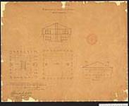 No. 4. Plans sections and elevation of the block house Point Frederick. Commdg. Royal Engineers Office, Quebec 8th. May 1824. E.W. Durnford, Lt. Col. Commg. R. Eng. Canada. [architectural drawing] 1824