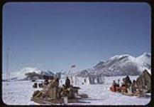 No. 32 - Plane, sleds and snowmobiles - Gilman Glacier 1957-1958.