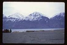 CCGS John A. Macdonald, Tanquary Fiord - Ship and supplies at Tanquary Fiord August 20, 1962.