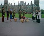 Princess Louise Dragoon Guard Standard Presented by Princess Alice ca. 1943-1965.