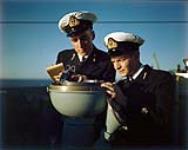 Cadets using gyro compass - University Naval Training Division [ca. 1942-1965]