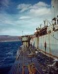 Loch-class frigate HMCS LOCH ALVIE and surrendered U-boat May, 1945