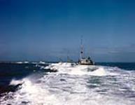 RCN 29th flotilla Motor Torpedo Boats in line-ahead formation in the English Channel [ca. 1944-1945]