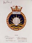 HMCS OJIBWA Crest [ca. 1942-1965]