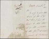 Letter from [...] to John Arthur Roebuck 4 March 1851