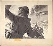 Final Design for War Poster "Men of Valor. They Fight for You" : war propaganda campaign - World War II 1942
