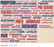 Prospector, Pre-School, Teacher, Photo Journalist, Sociologist, Pilot 1976