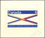 CENTENAIRE du MANITOBA = MANITOBA CENTENNIAL 1870 - 1970 [graphic material] / [Designed by Kenneth Campbell Lochhead]. 1969