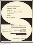University of Toronto, Institute for the History and Philosophy of Science and Technology presents: The Enterprise of Science and Philosophy in Medieval Islam 1974.