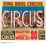 King Bros. Circus 1952.