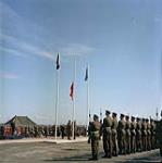 New Flag Raising in Cyprus ca. 1943-1965.