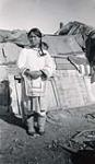 [Inuit girl with infant on back] [between 1928 and 1944].