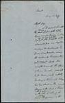 Secret letter from Lord Elgin to Lord Grey (draft) 12 May 1847