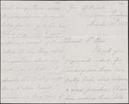 Letter from Lady Elma to her grand-father, Mr. Cumming-Bruce 10 March 1852