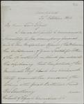 Letter from William Rowan to Lord Elgin 26 October 1849