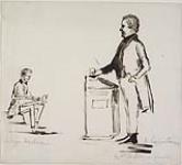 [Caricature Sketch of Louis-Hippolyte Lafontaine and William Lyon Mackenzie] [1849-1851].