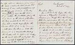 Private letter from John F. Crampton to Lord Elgin 6 March 1849