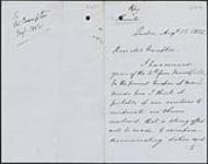 Private letter from Lord Elgin to John F. Crampton (copy) 13 August 1852