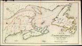 Map of the Eastern Portion of British North America 1852.