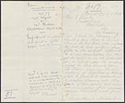 Letter from F. Wyatt to T. Thurlow, private secretary at the British Legation 2 April 1866