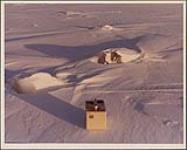 Aerial view of Cape Dorset, searched for remains of Soviet Cosmos 954 satellite [1977-1978].