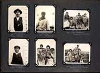 Eskimo Ooyoualik, Hudson Bay Company trader; Eskimo Angote, Eskimo group, and native, South West Belchers; Eskimo women and children dressed in eider duck skins 1927.